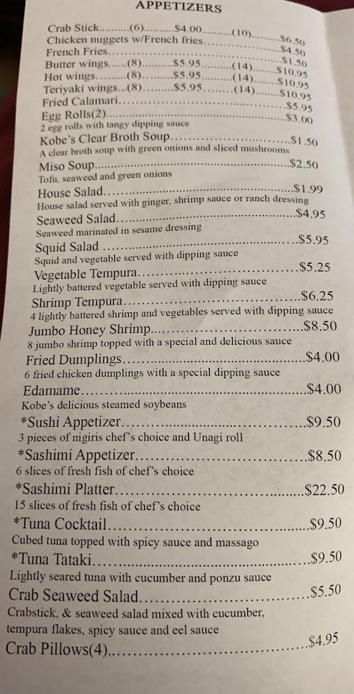 Kobe grill Menu image 4